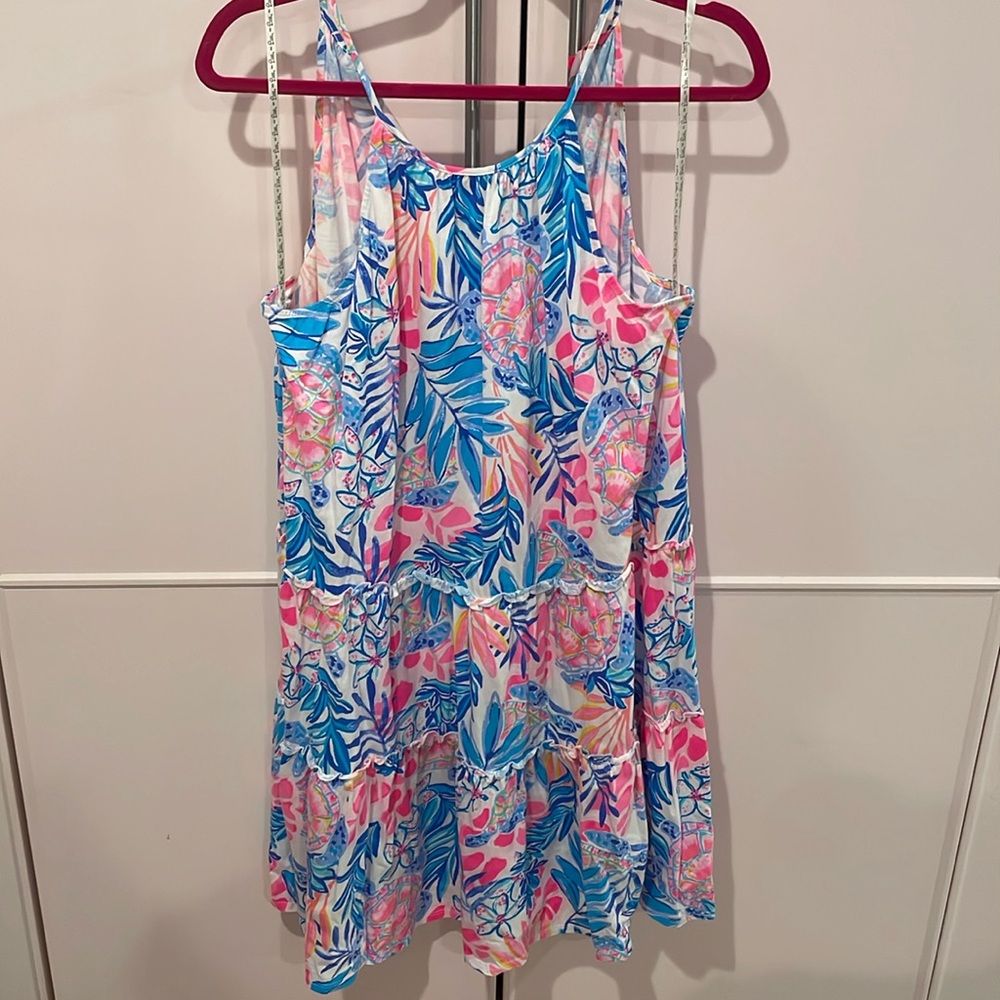Lilly Pulitzer Tiered Ruffle Dress - L